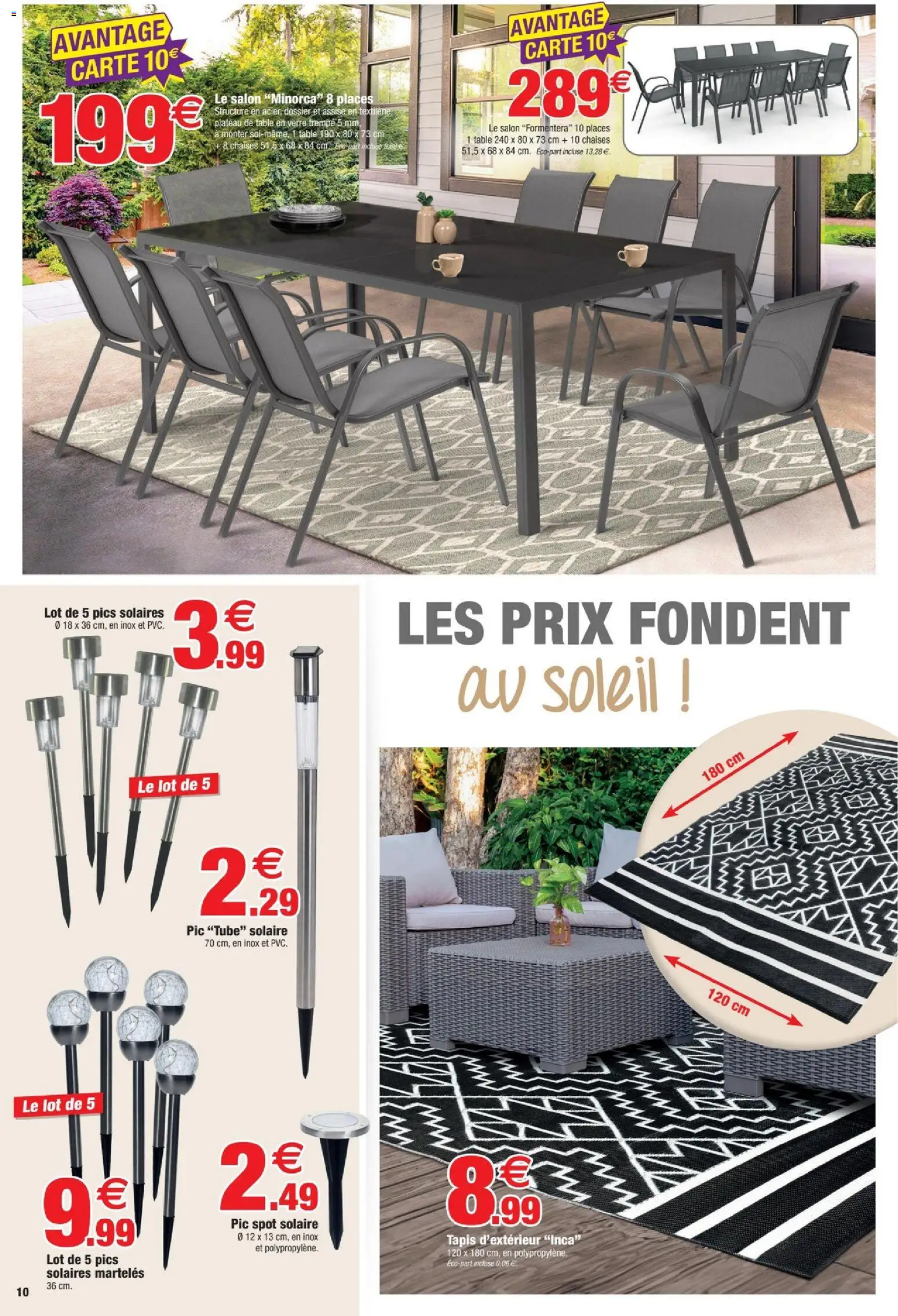 {H1} | Page: 10 | Produits: Plateau, Table, Tapis