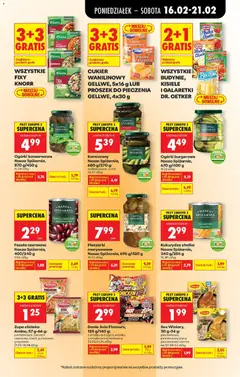 Pogląd oferty "Kukurydza słodka Nasza Spiżarnia, 340 g/285 g, Kukurydza słodka" - ważna od 16.02.2026 | Strona: 49 | Produkty: Kukurydza, Ogórki, Sos, Ogórki konserwowe