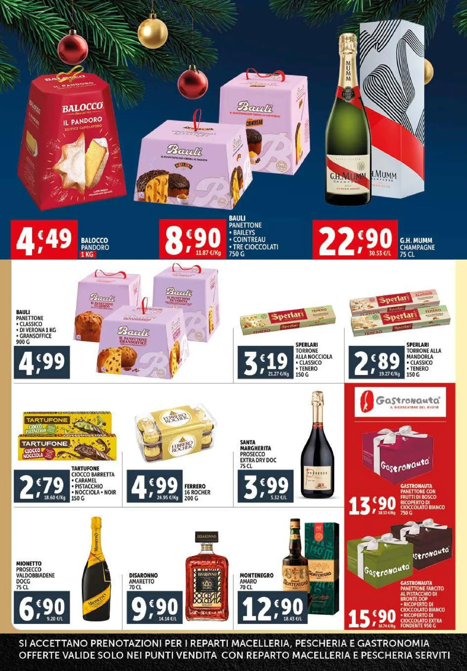 Volantino Decò del 02.12.2025 | Pagina: 2 | Prodotti: Panettone, Champagne, Barretta, Amaro