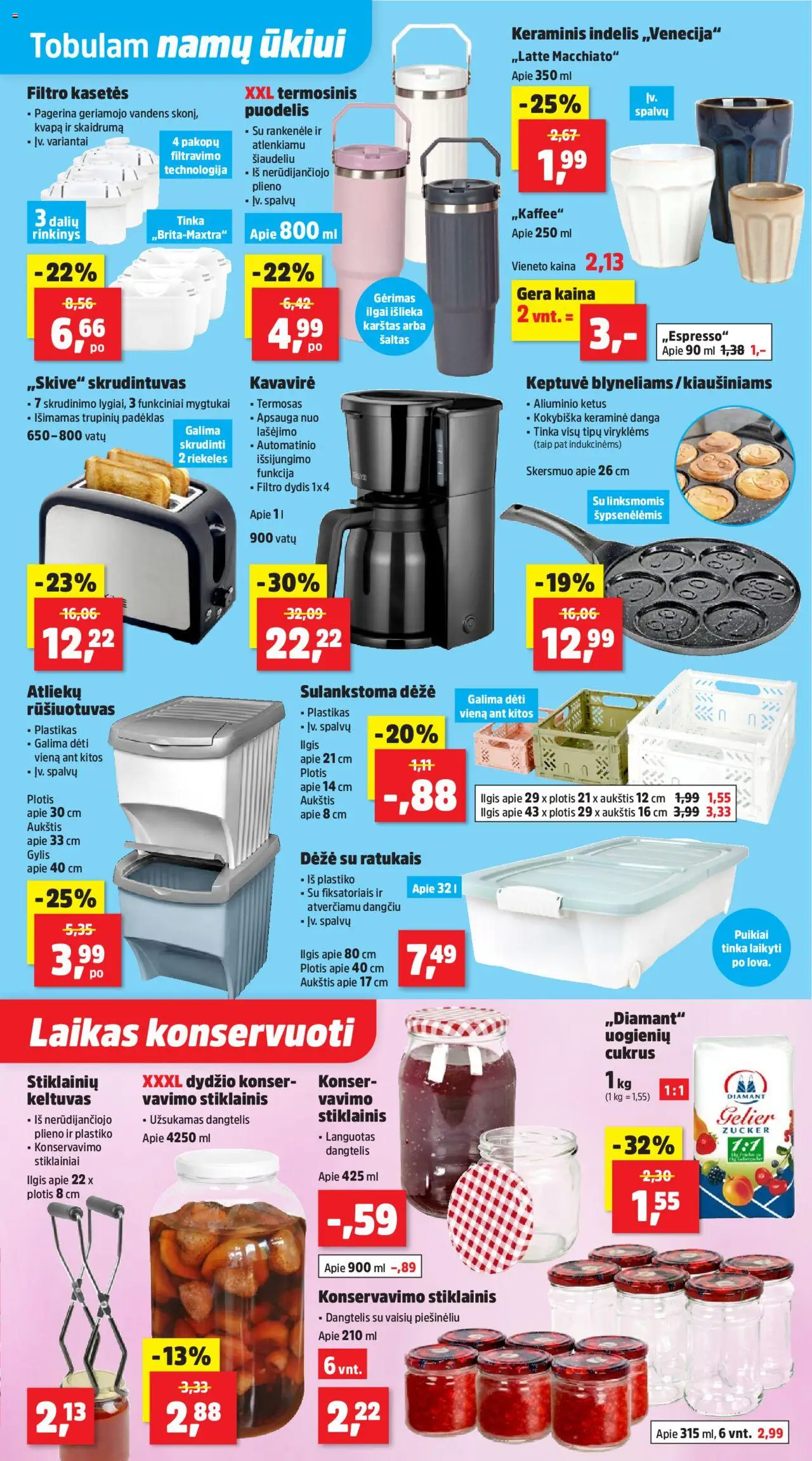 Thomas Philipps leidinys│galioja nuo 25.08.2025 | Puslapis: 5 | Prekių: Puodelis, Keptuvė, Dėžė, Cukrus