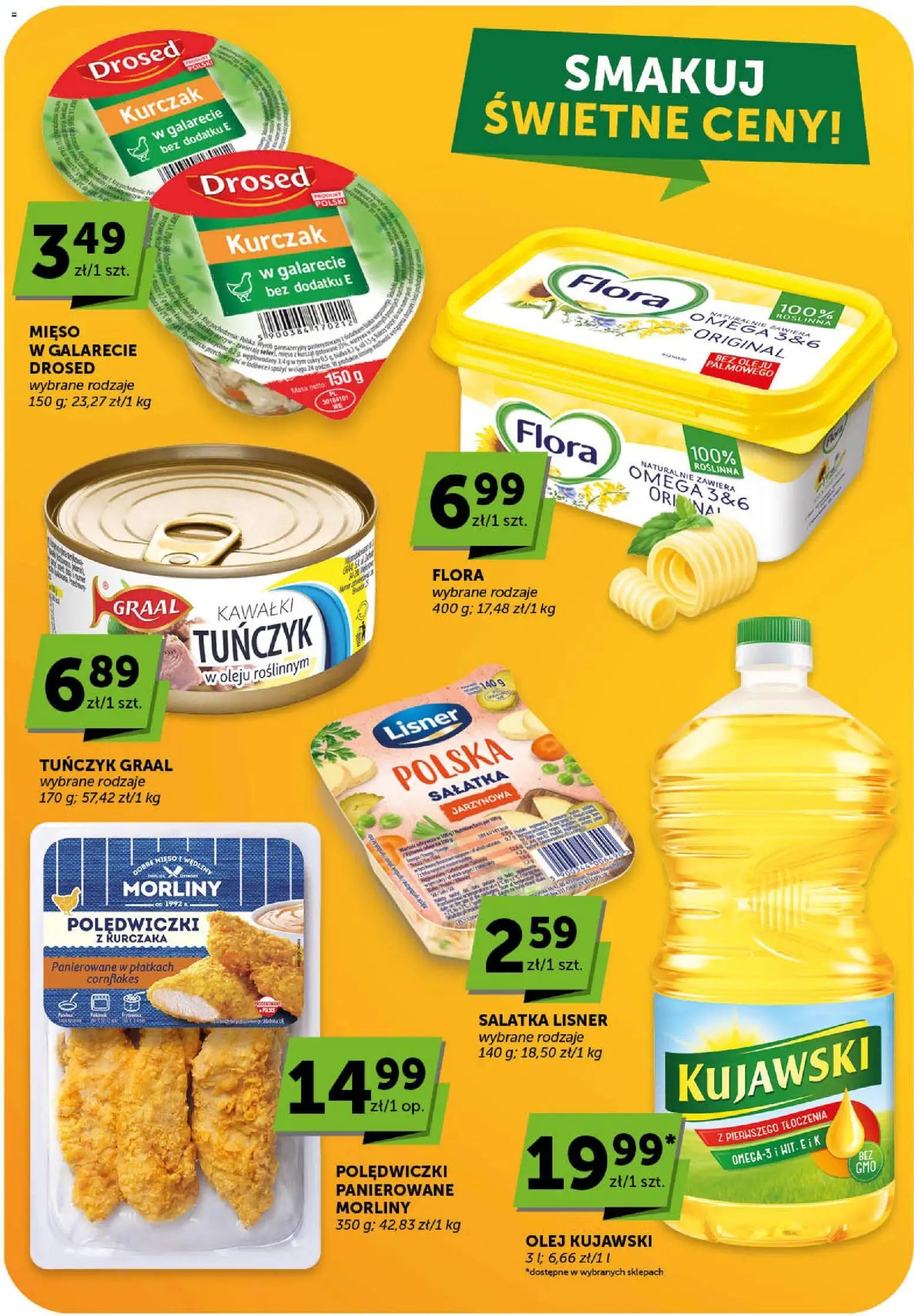 Euro Sklep gazetka od 05.03.2026 | Strona: 21 | Produkty: Mięso, Tuńczyk w oleju, Olej, Sałatka