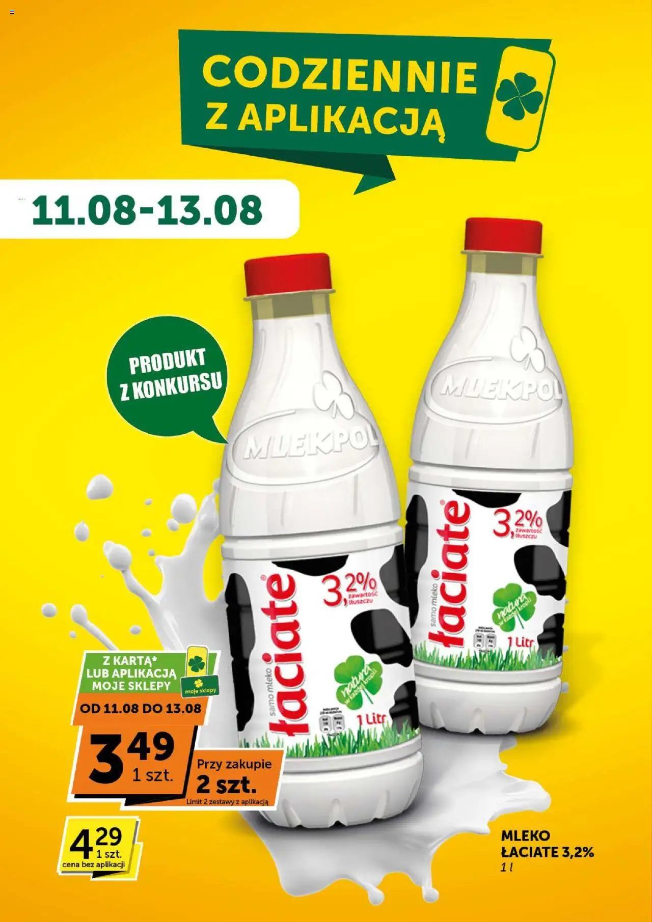 Groszek Gazetka - Market od 07.08.2025 | Strona: 10 | Produkty: Mleko