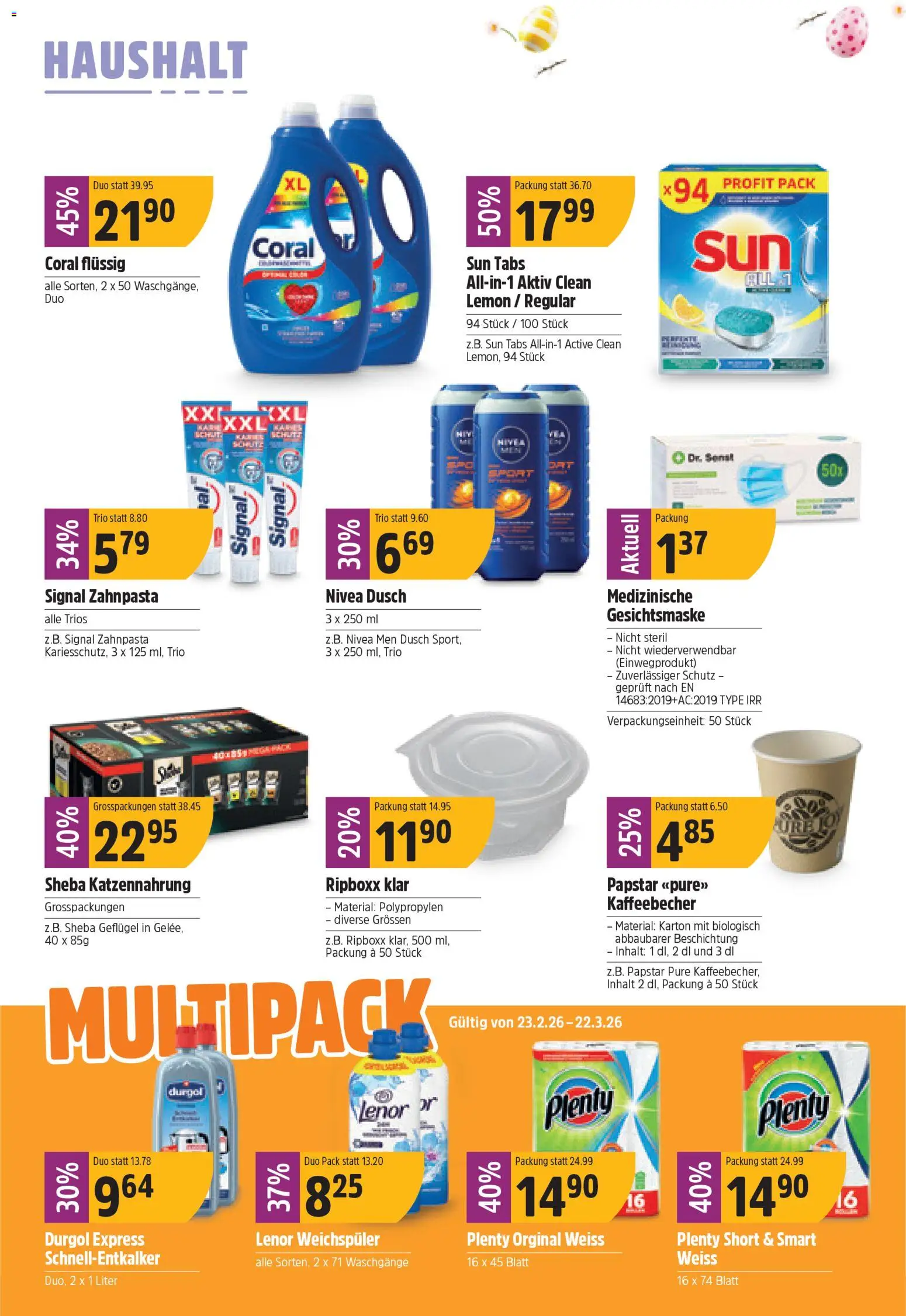 TopCC Aktionen – gültig ab 02.03.2026 | Seite: 22 | Produkte: Zahnpasta, Weichspüler, Gesichtsmaske