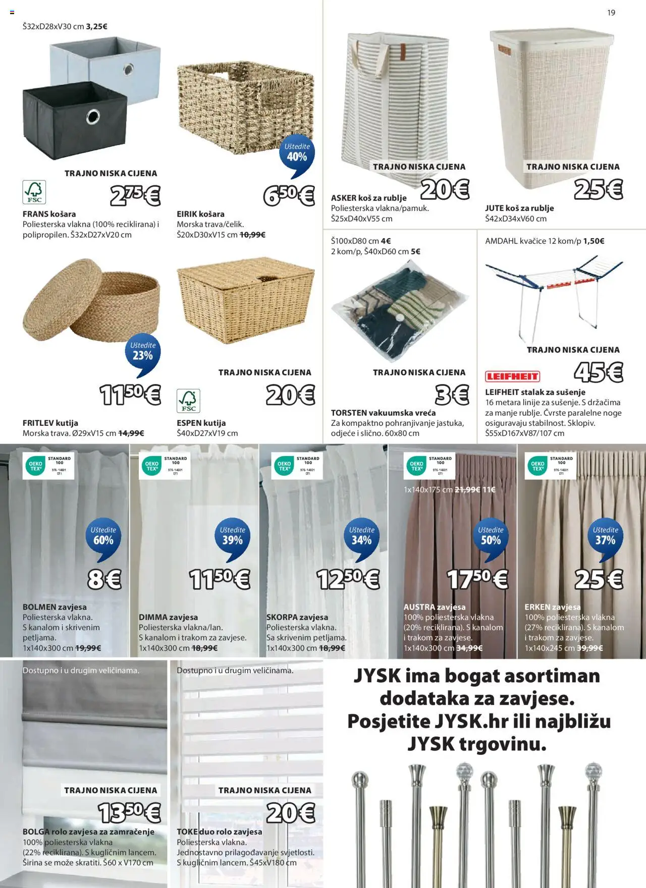 JYSK katalog | vrijedi od 10.09.2025 | Stranica: 19
