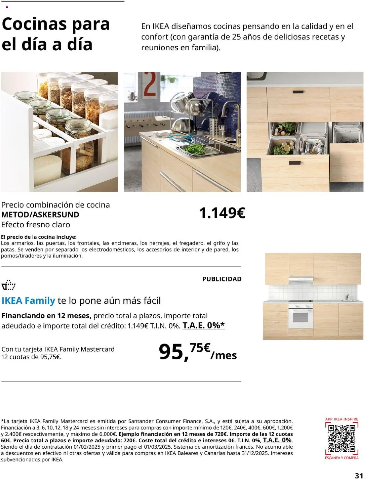 Catálogo IKEA Precios bajos. Muy bajos │ válido desde el 04.02.2025 | Página: 31 | Productos: Té, Cocina