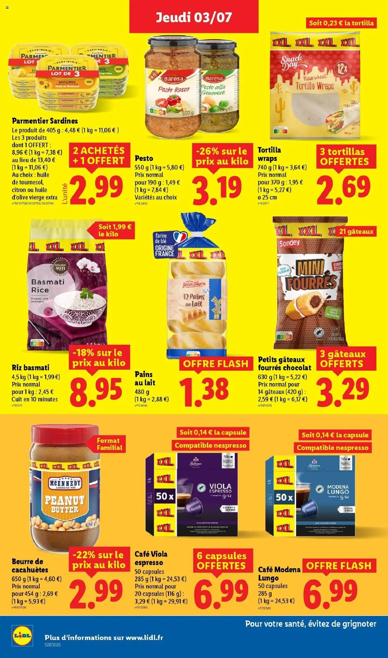  | Page: 18 | Produits: Citron, Sardines, Lait, Huile