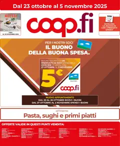 Anteprima del volantino COOP Firenze catalogo valido a partire dal 23.10.2025