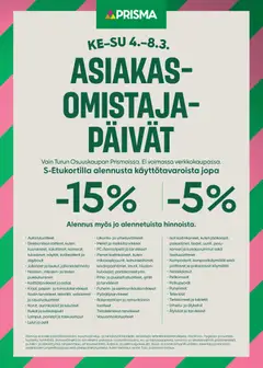 Prisma-mainoslehti voimassa 04.03.2026 alkaen