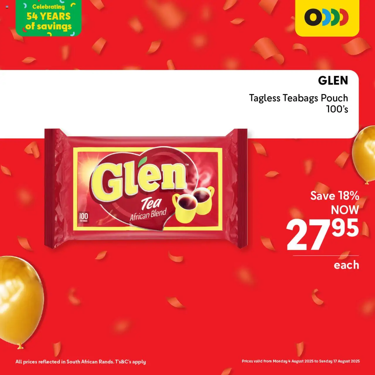 Makro Birthday Deals Hot Drinks │ valid from 04.08.2025 | Page: 13 | Products: Tea