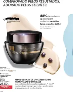 Pré-visualização Anew Supreme Nourish & Brighten Creme de Dia e Noite, Creme de Dia e Noite Anew Supreme Nourish & Brighten válido de 01.04.2026 | Página: 110 | Produtos: Creme