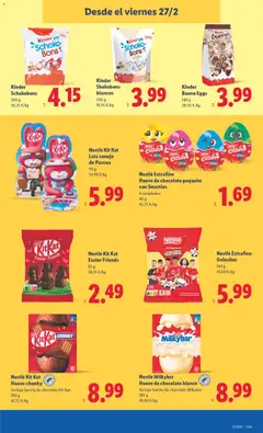 Vista previa Nestlé Extrafino Huevo de chocolate pequeño con Smarties, Huevo de chocolate pequeño con Smarties, 4 variedades, 40 g válido desde el 23.02.2026 | Página: 35