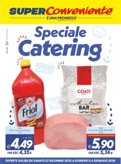 Anteprima del volantino SuperConveniente Catering Enna, Misterbianco catalogo valido a partire dal 27.12.2025