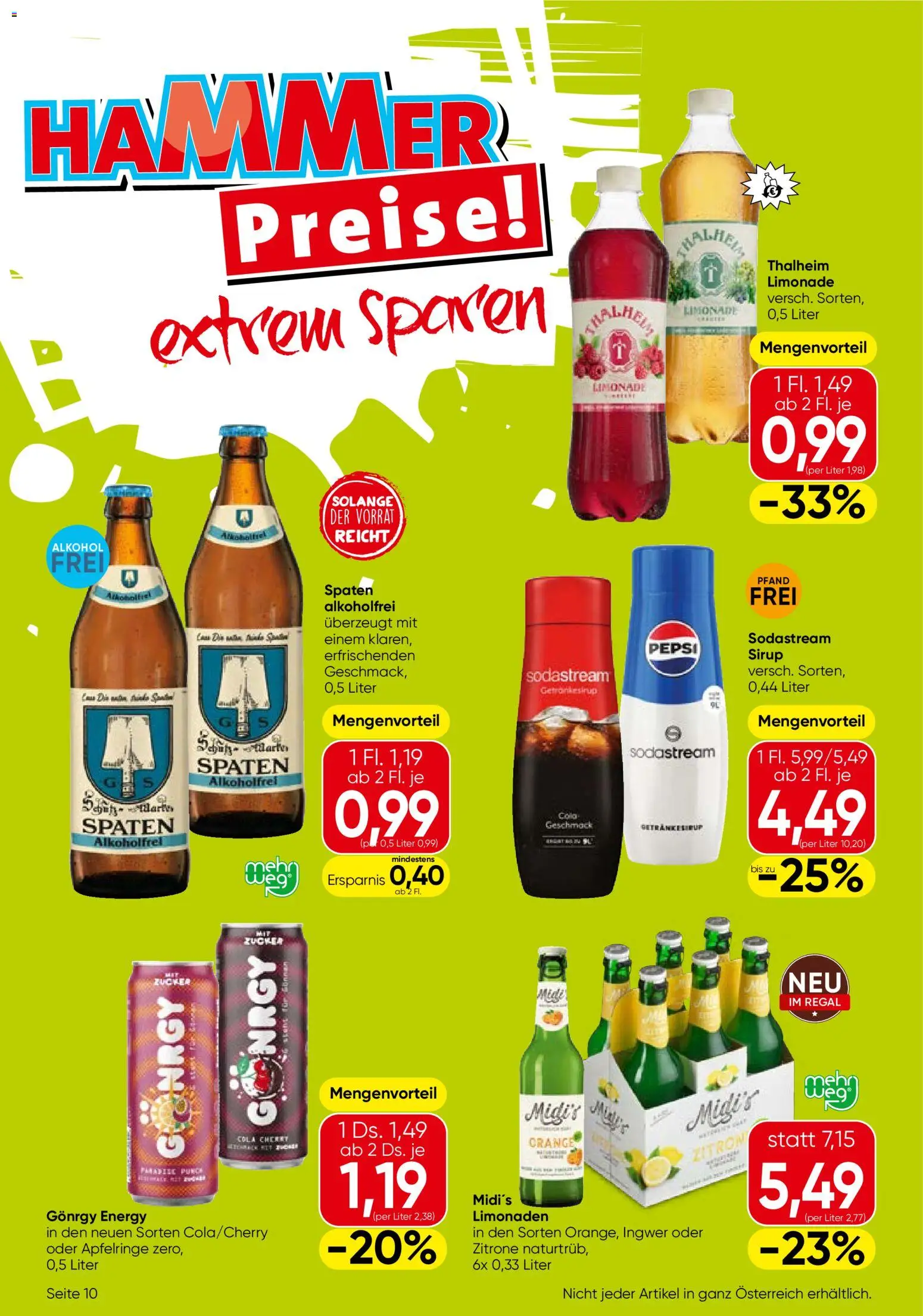 Eurospar Flugblatt - Kärnten gültig ab 29.01.2026 | Seite: 10 | Produkte: Zucker, Zitrone, Regal