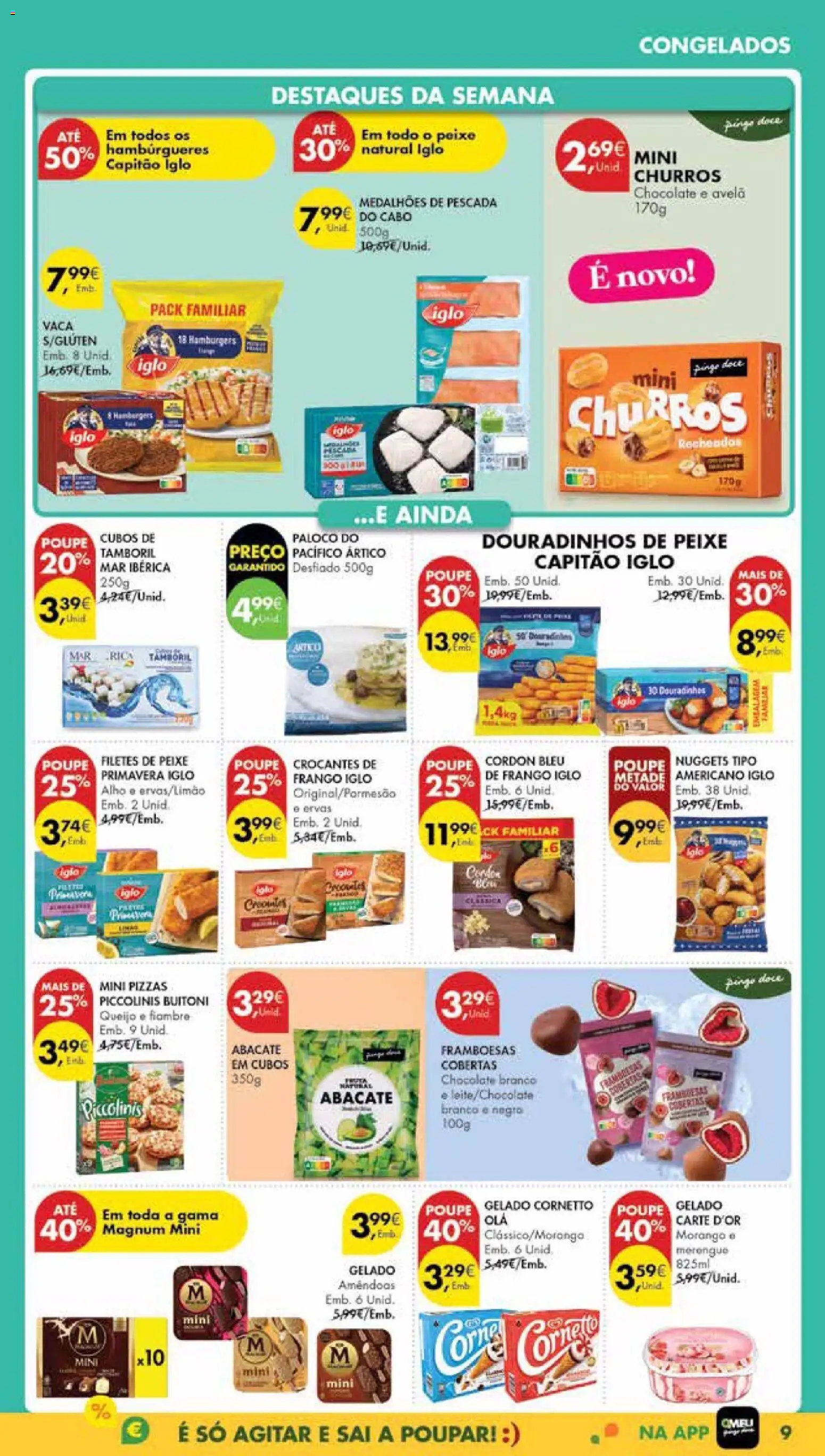 Pingo Doce Poupe Esta Semana Madeira │ válido de 06.01.2026 | Página: 9 | Produtos: Amêndoas, Cabo, Gelado, Chocolate