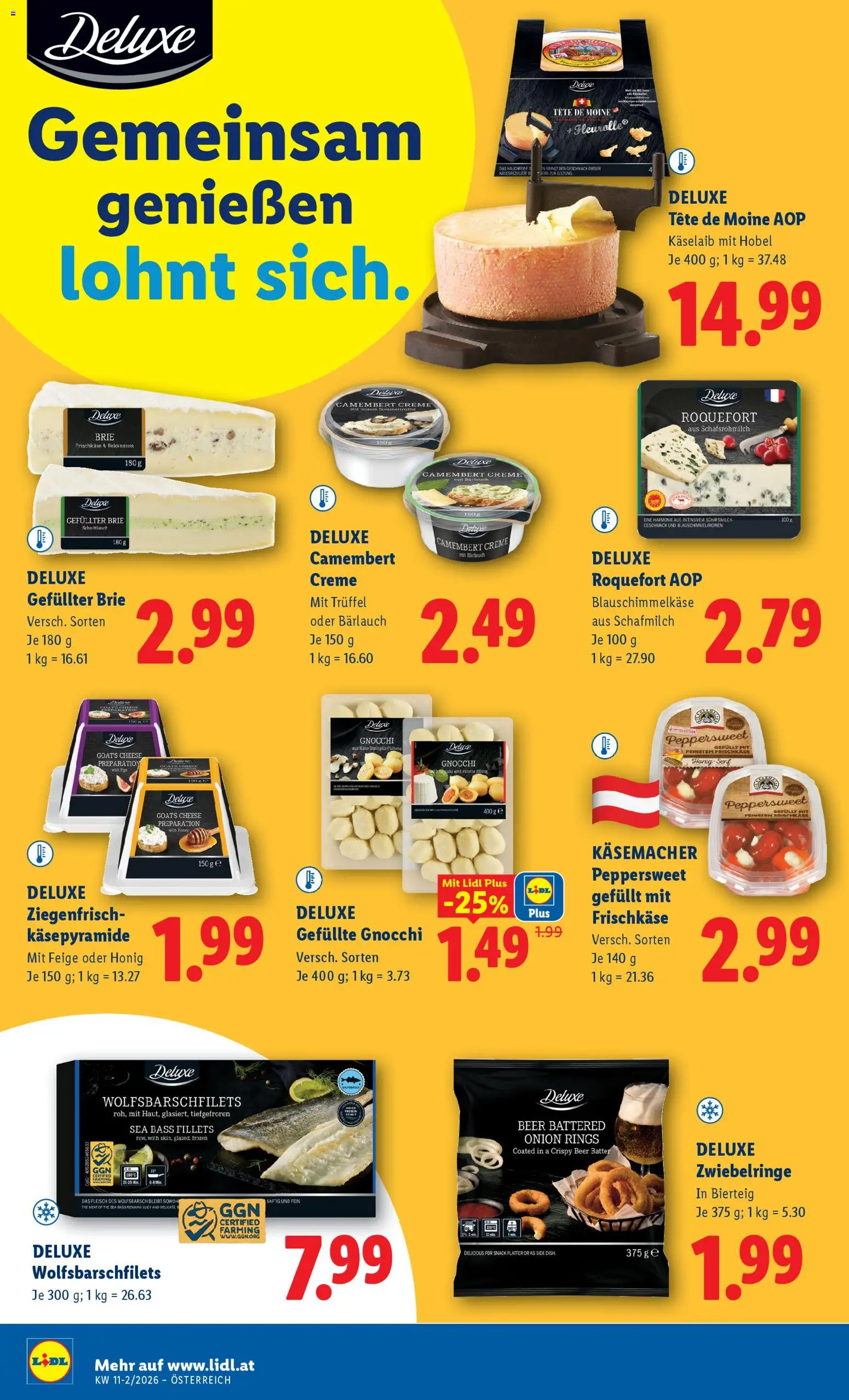 Lidl - Flugblatt gültig ab 12.03.2026 | Seite: 14 | Produkte: Hobel, Käse, Creme