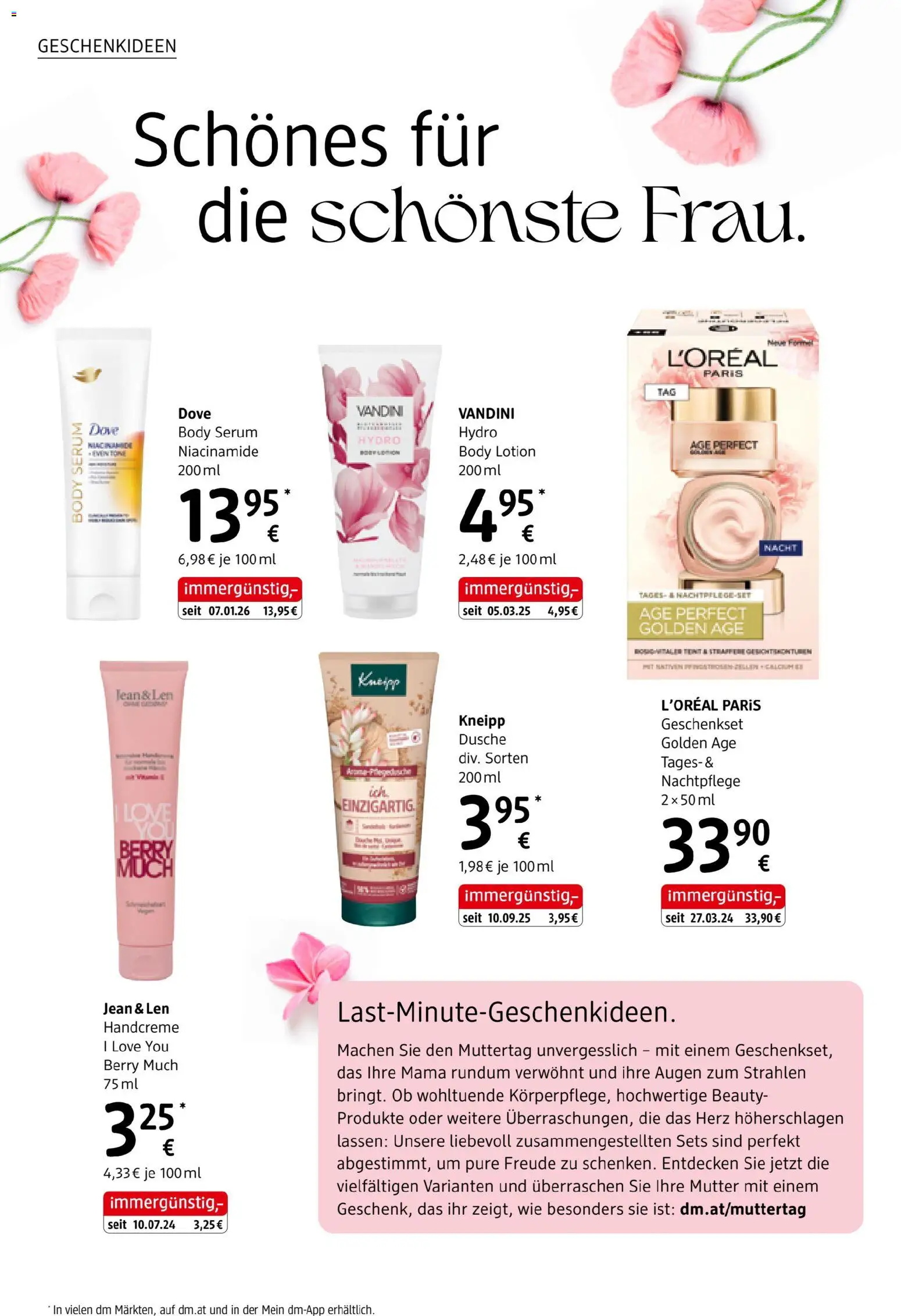 dm drogerie markt Journal Mai 2026 gültig ab 01.05.2026 | Seite: 6 | Produkte: Dusche, Handcreme