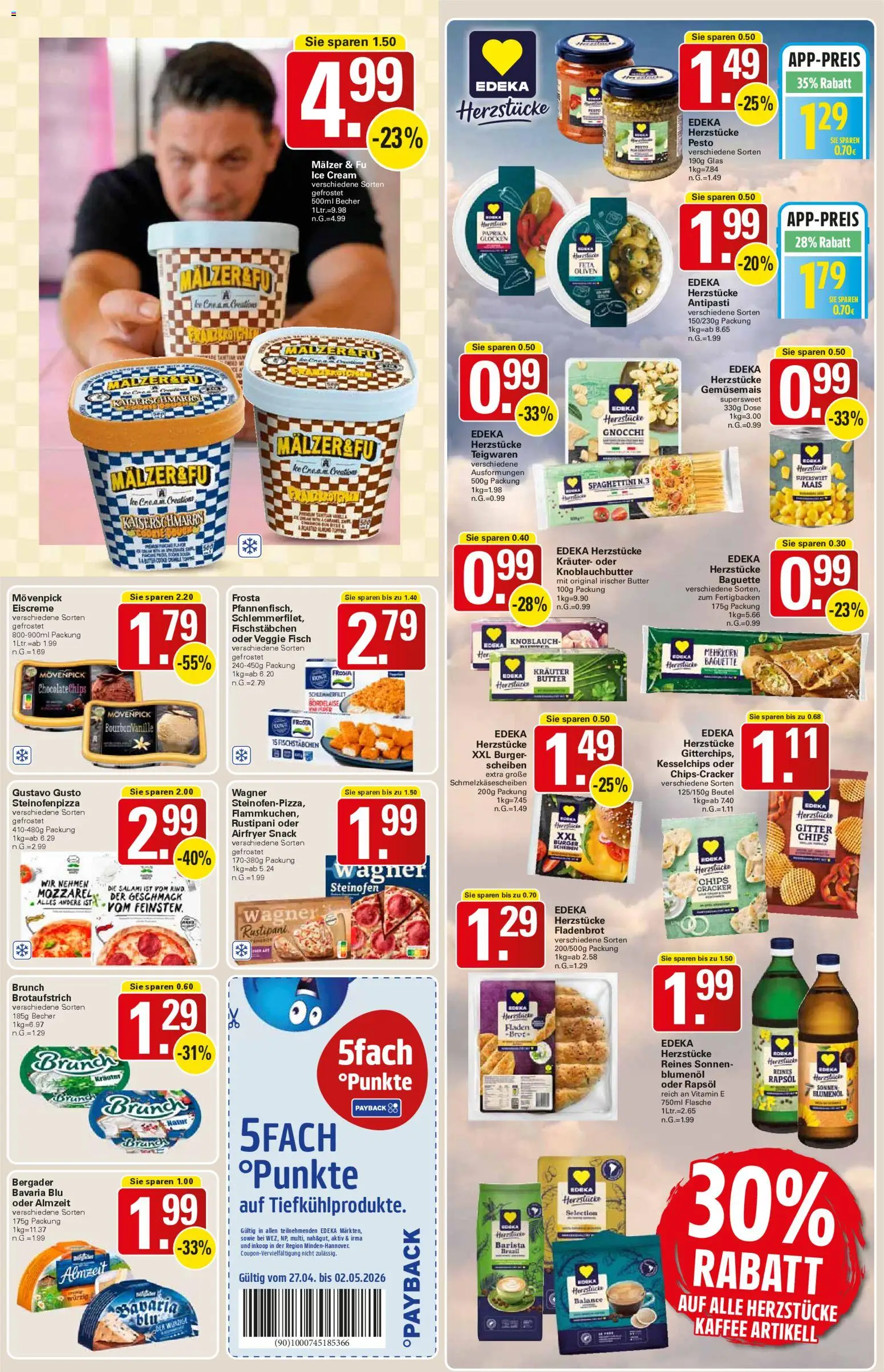 WEZ Prospekt 	 – gültig ab 27.04.2026 | Seite: 11 | Produkte: Butter, Kaffee, Rapsöl, Paprika