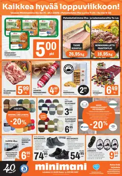 Minimani-mainoslehti voimassa 21.01.2026 alkaen