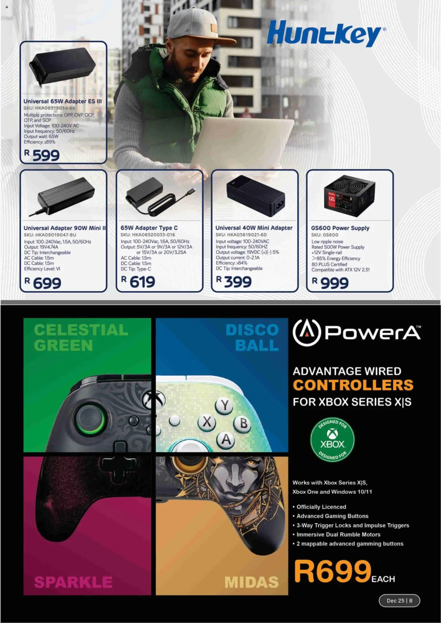 New Computer Mania catalogue – valid from 01.12.2025 | Page: 9 | Products: Cable, Xbox, Adapter