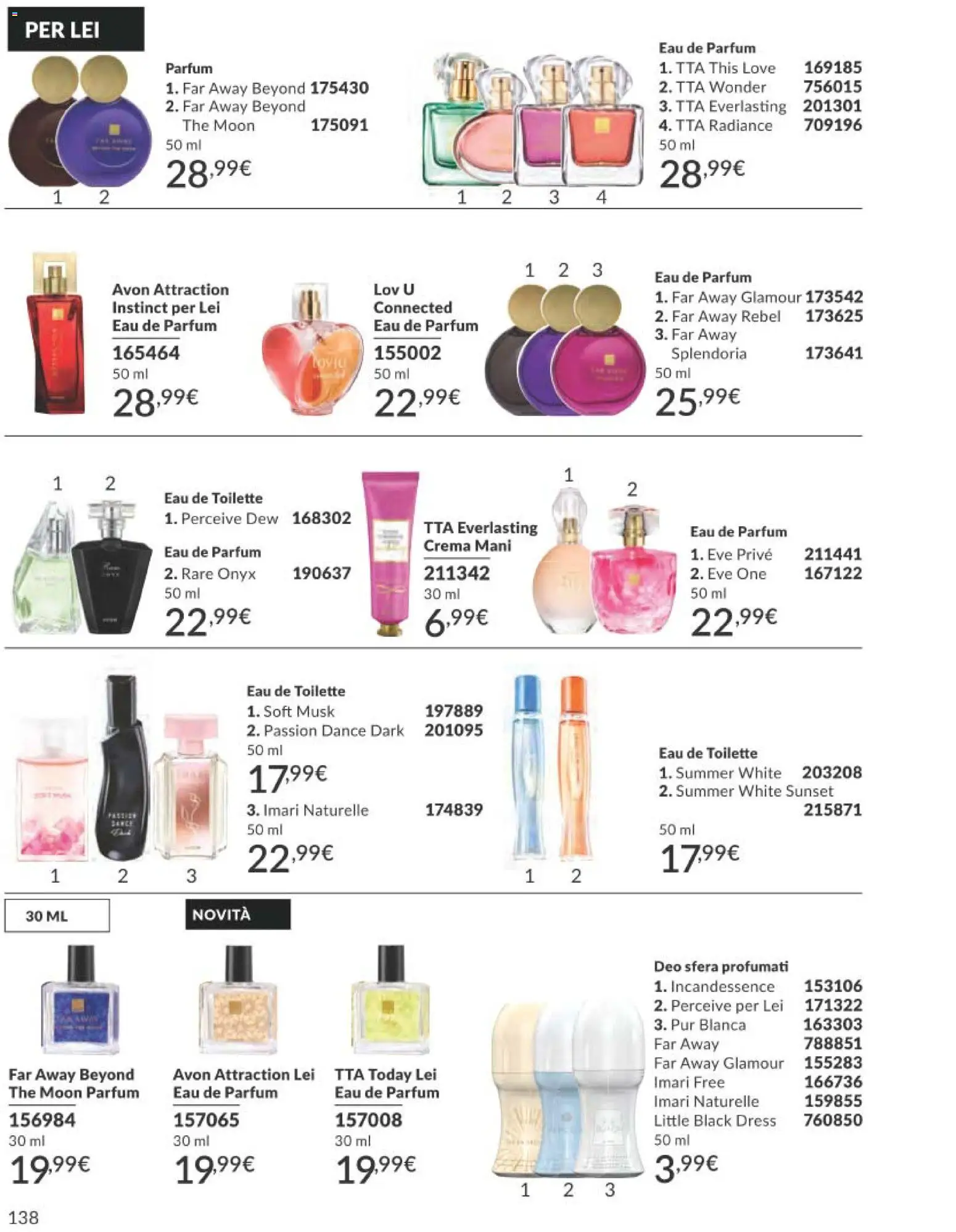 Volantino Avon del 01.11.2025 | Pagina: 138