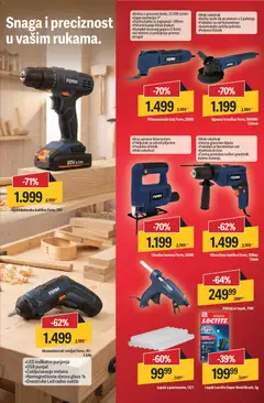 Akumulatorski odvijač Ferm, 4V-1.5Ah, Akumulatorski odvijač, 4V-1.5Ah, •LED indikator punjenja, •USB punjač, •Zaključavanje vretena, •Namagnetisana stezna glava 1/4, •Dvostruko Led radno svetlo - pregled Mega Maxi kataloga - važi od 19.03.2026 | Strana: 3 | Proizvode: Akumulatorska bušilica, Ugaona brusilica, Brusilica, Bušilica