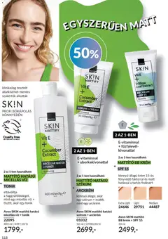 Katalógus AVON 2026 áprilisi - amely érvényes a következő dátumtól: 01.04.2026 | Oldal: 136 | Termékek: Micellás víz, Arckrém, BB krém, Fényvédő