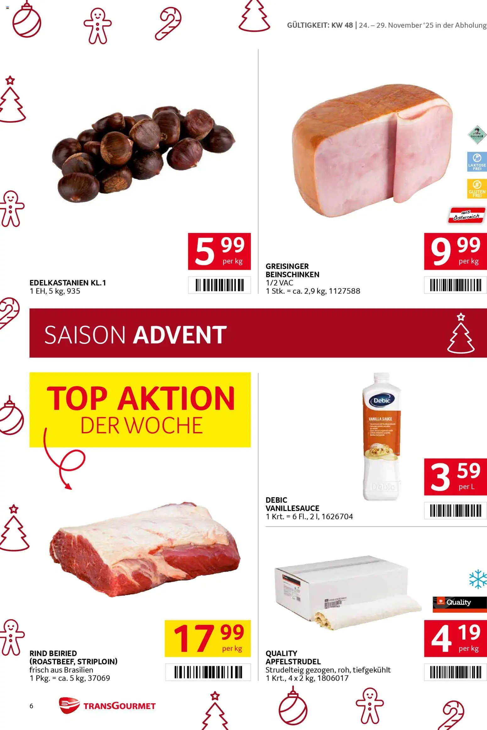 Transgourmet Flugblatt gültig ab 24.11.2025 | Seite: 6