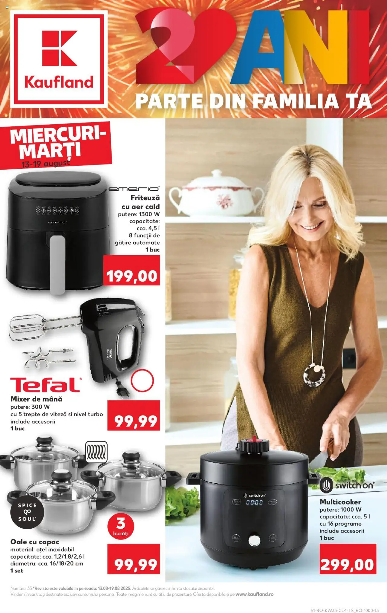 Catalog Kaufland - București – valabil de la 13.08.2025 | Pagină: 1 | Produse: Ginseng, Mixer, Friteuză