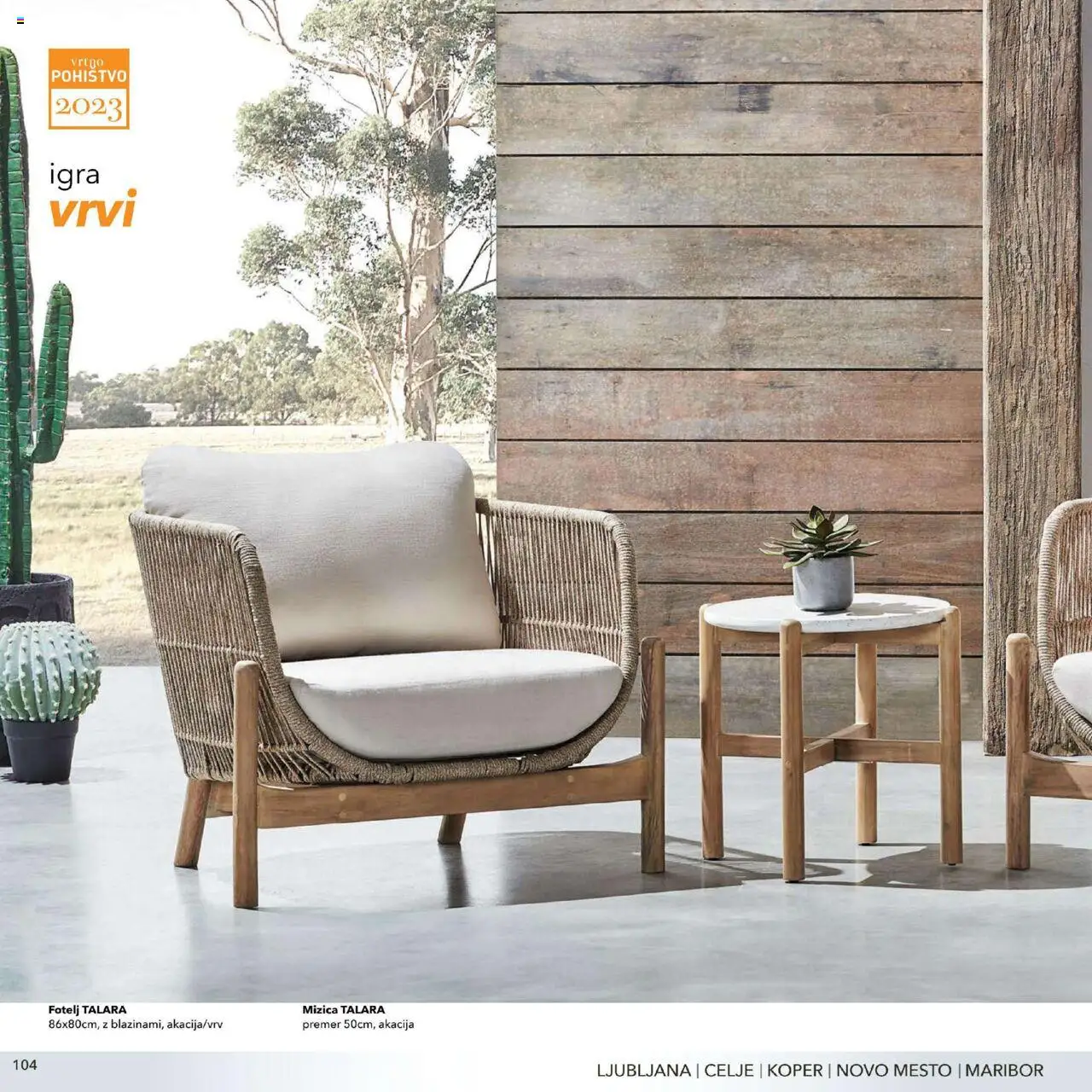 Harvey Norman - Katalog - Vrtno pohištvo │ velja od 01.03.2023 | Stran: 104