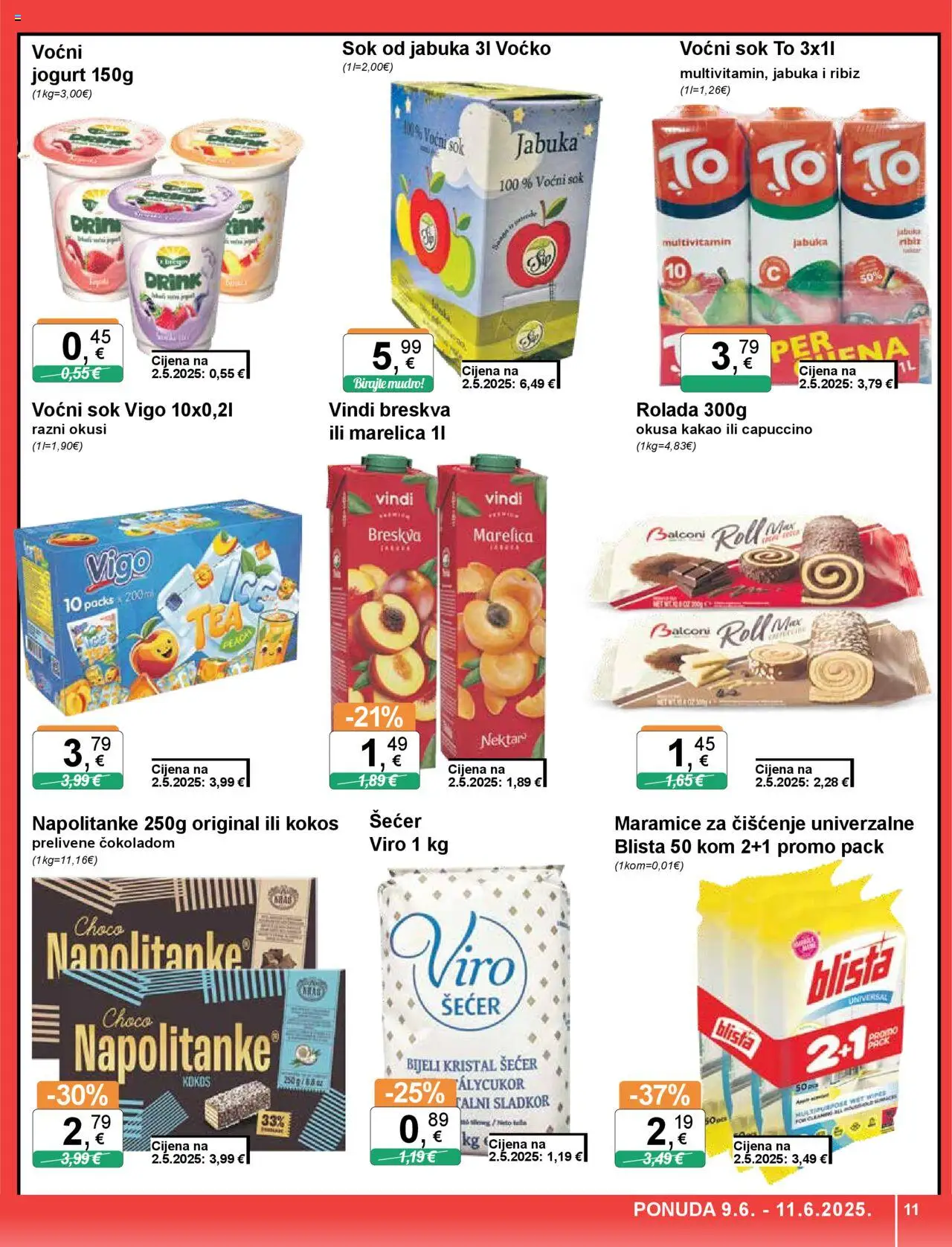 KTC katalog | vrijedi od 05.06.2025 | Stranica: 11 | Proizvodi: Jogurt, Breskva, Kakao, Jabuka