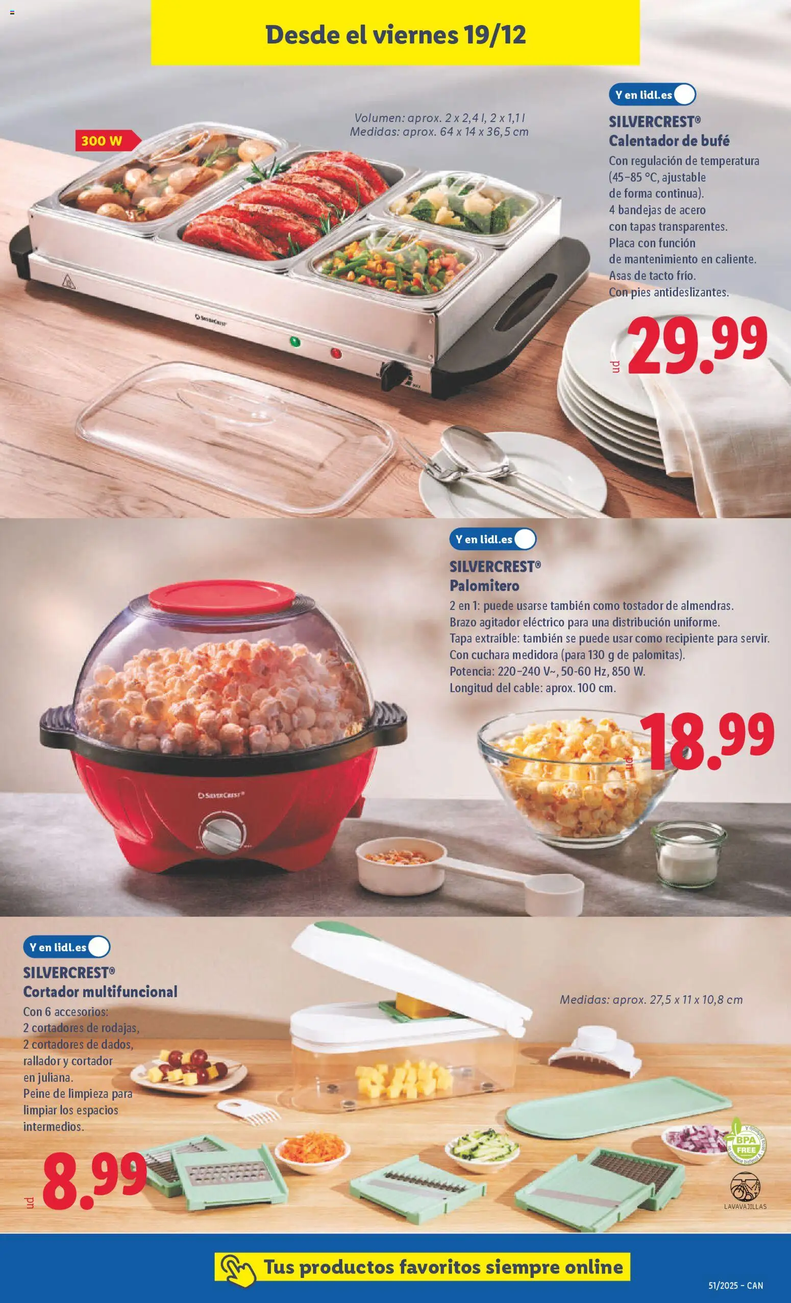 Lidl - Canarias │ válido desde el 15.12.2025 | Página: 27 | Productos: Cable, Lavavajillas, Tostador