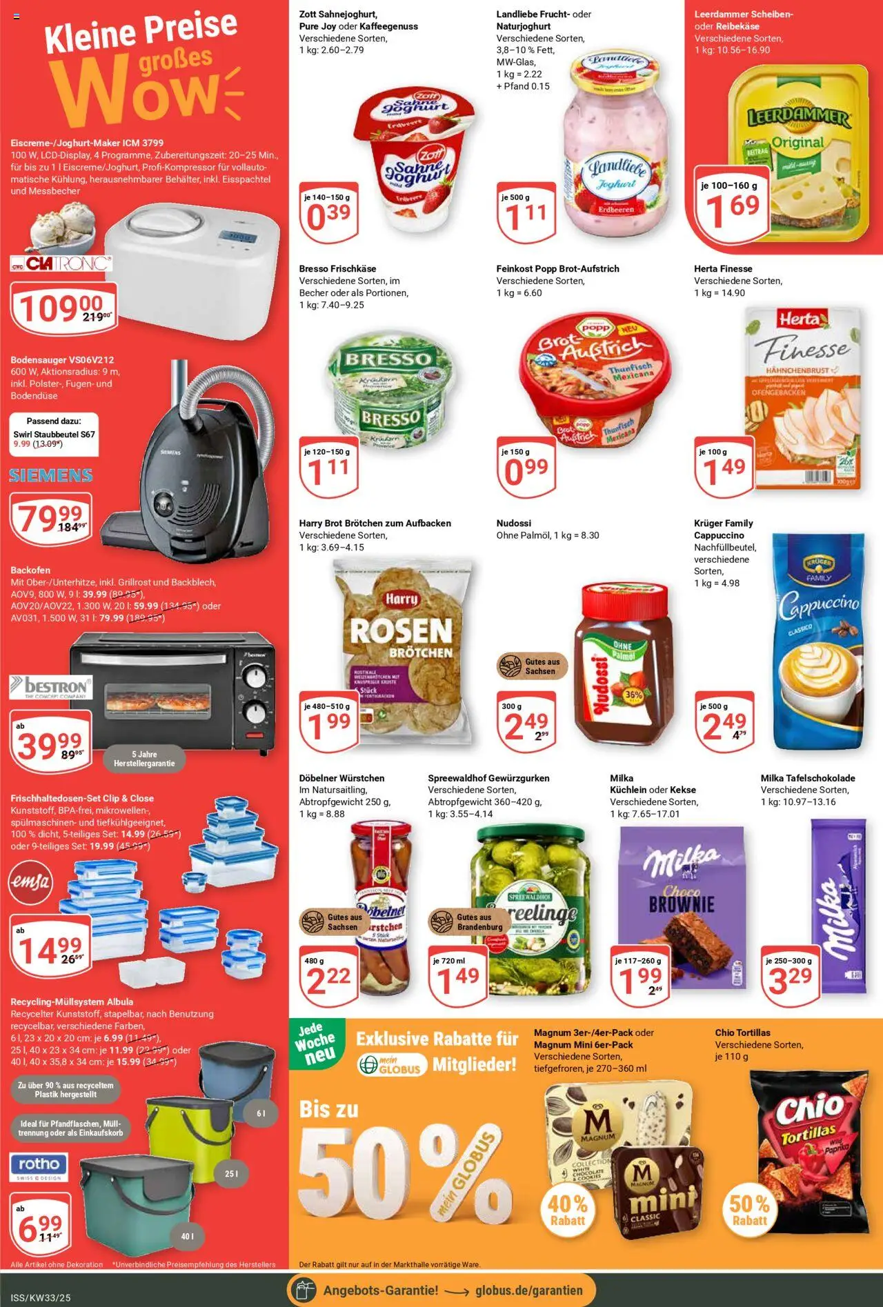 Globus Prospekt 	 - gültig ab dem 11.08.2025 | Seite: 2 | Produkte: Paprika, Chio tortillas, Kekse, Herta finesse
