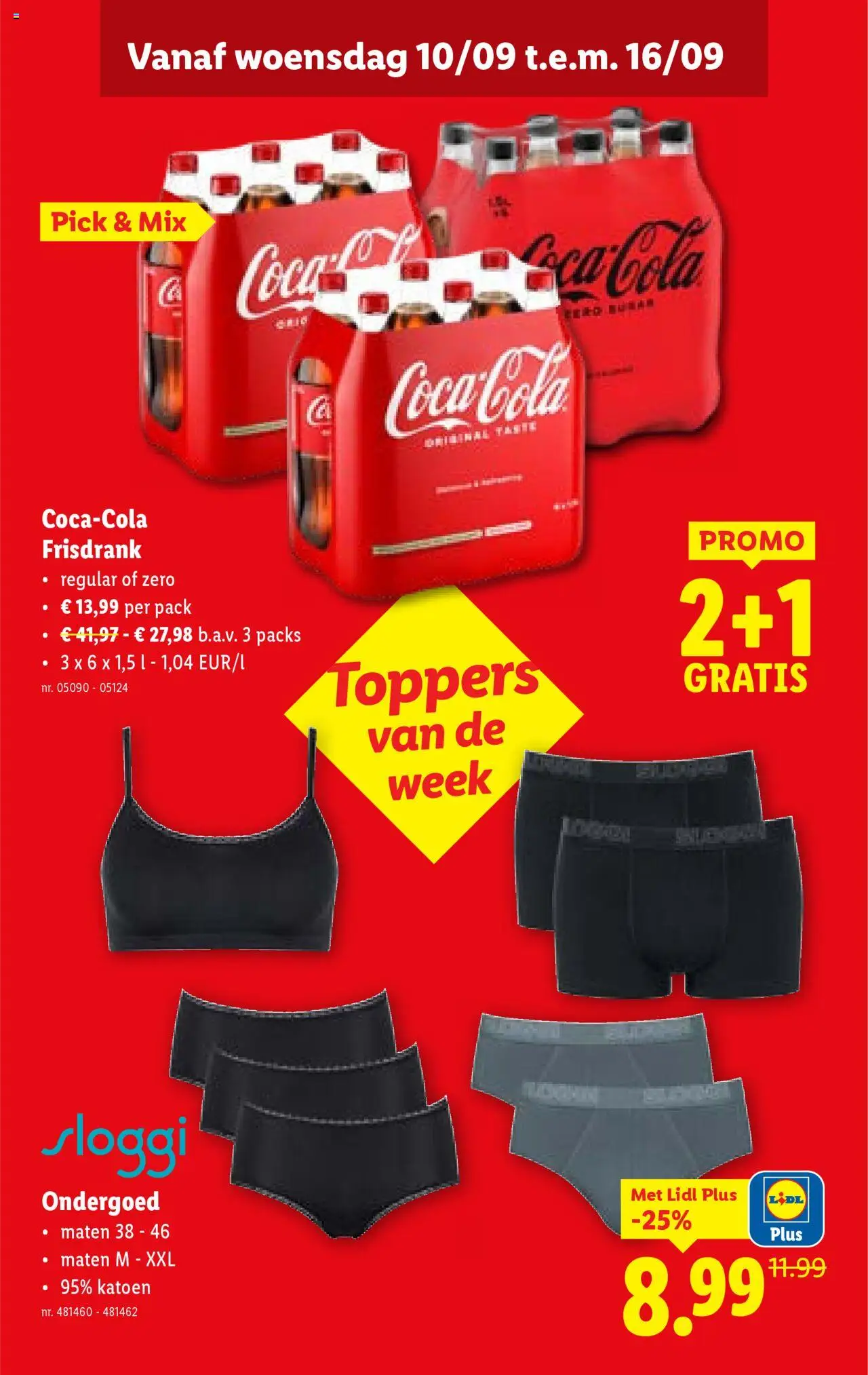  | Pagina: 3 | Producten: Coca Cola, Frisdrank, Ondergoed
