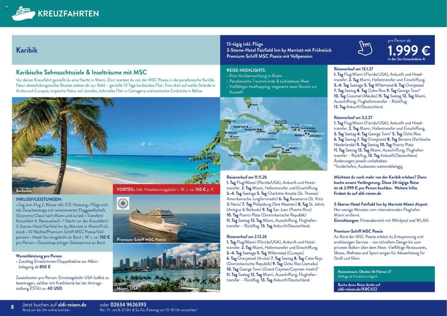 Aldi Reisen Unsere Traumreisen – gültig ab 01.01.2026 | Seite: 8