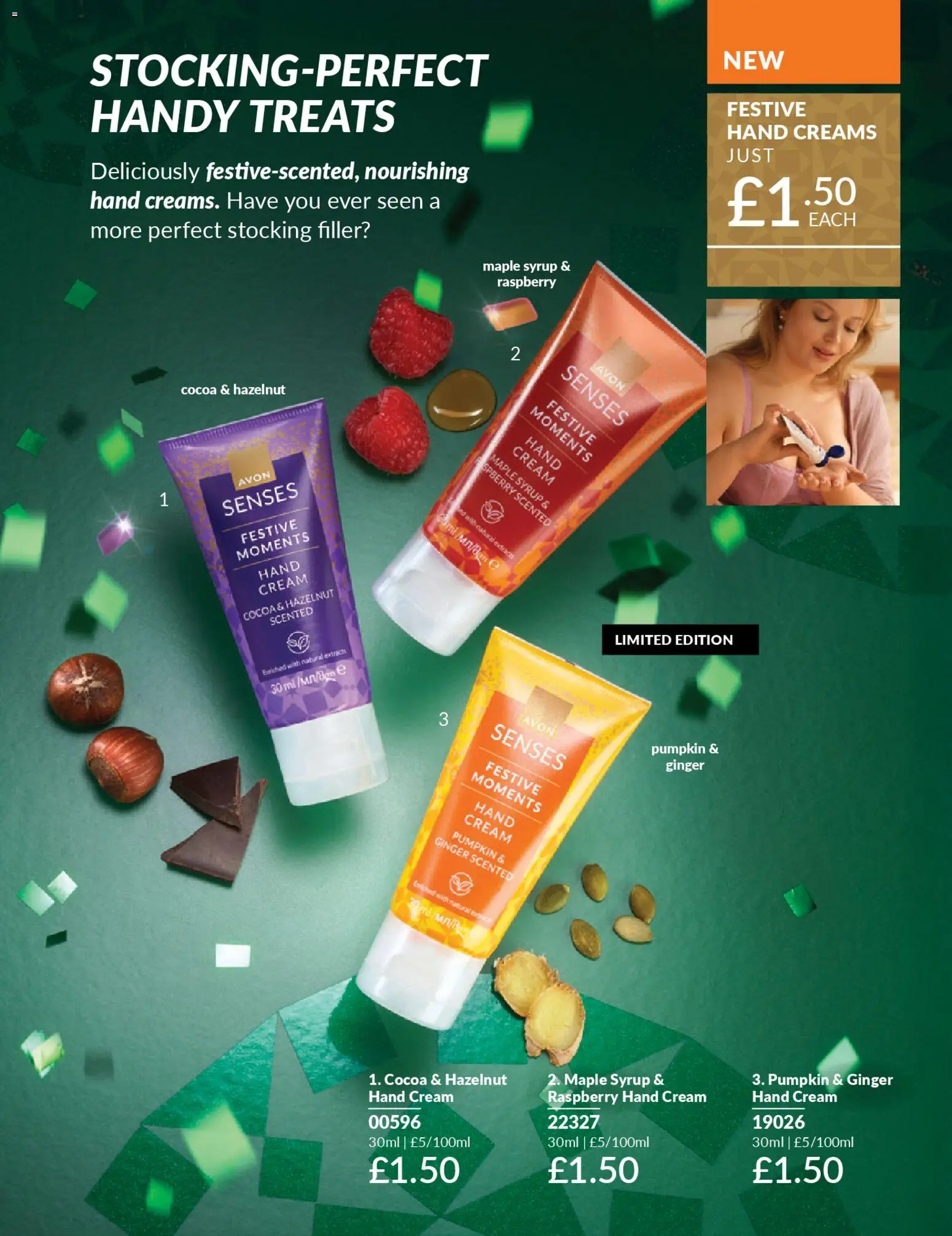 {H1} | Page: 253 | Products: Hand cream, Cream, Raspberry, Cocoa