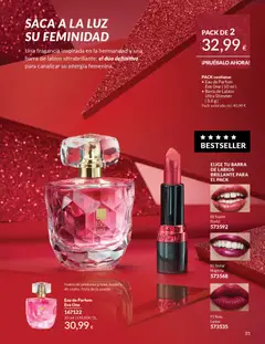 Vista previa Catálogo AVON campaña 12 válido desde el 01.12.2025 | Página: 35 | Productos: Perfume, Fragancia, Barra de labios, Eau de parfum