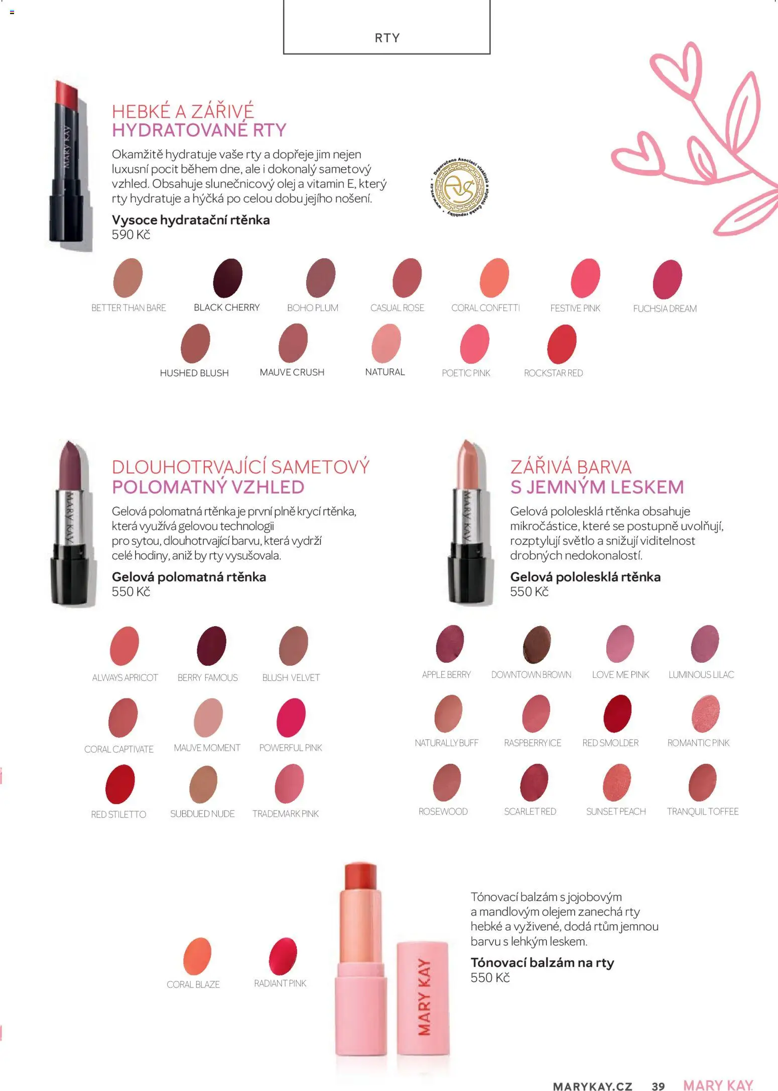 Mary Kay kniha o kráse od 01.04.2026 | Strana: 39