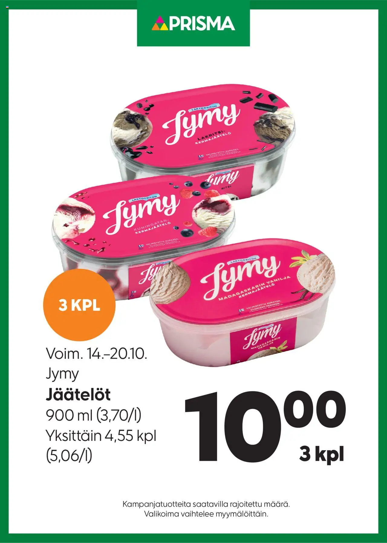 Prisma tarjoukset Jymy – voimassa 14.10.2025 alkaen | Sivu: 1