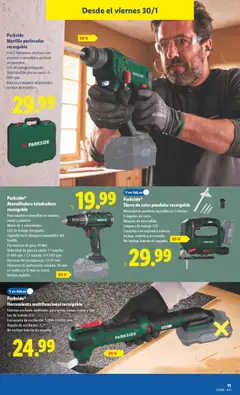 Vista previa Lidl folleto de bazar válido desde el 26.01.2026 | Página: 17 | Productos: Aspirador, Batería, Lámpara