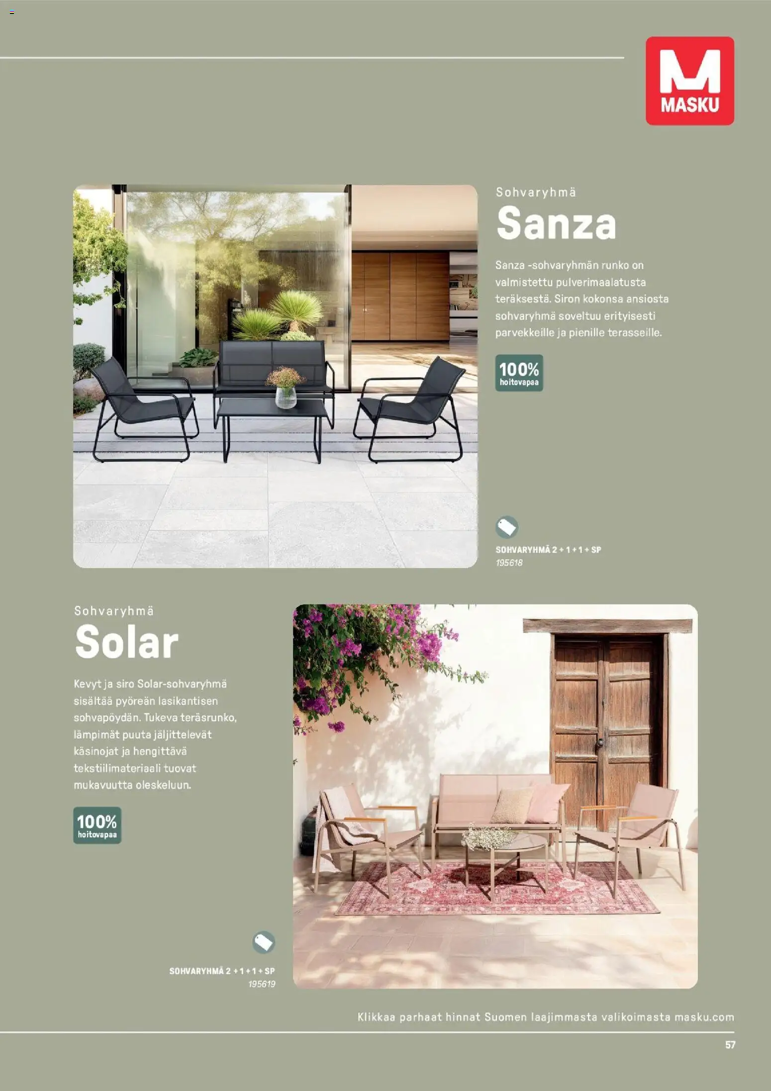 Masku tarjoukset – voimassa 09.03.2026 alkaen | Sivu: 57 | Tuotteet: Sohvaryhmä