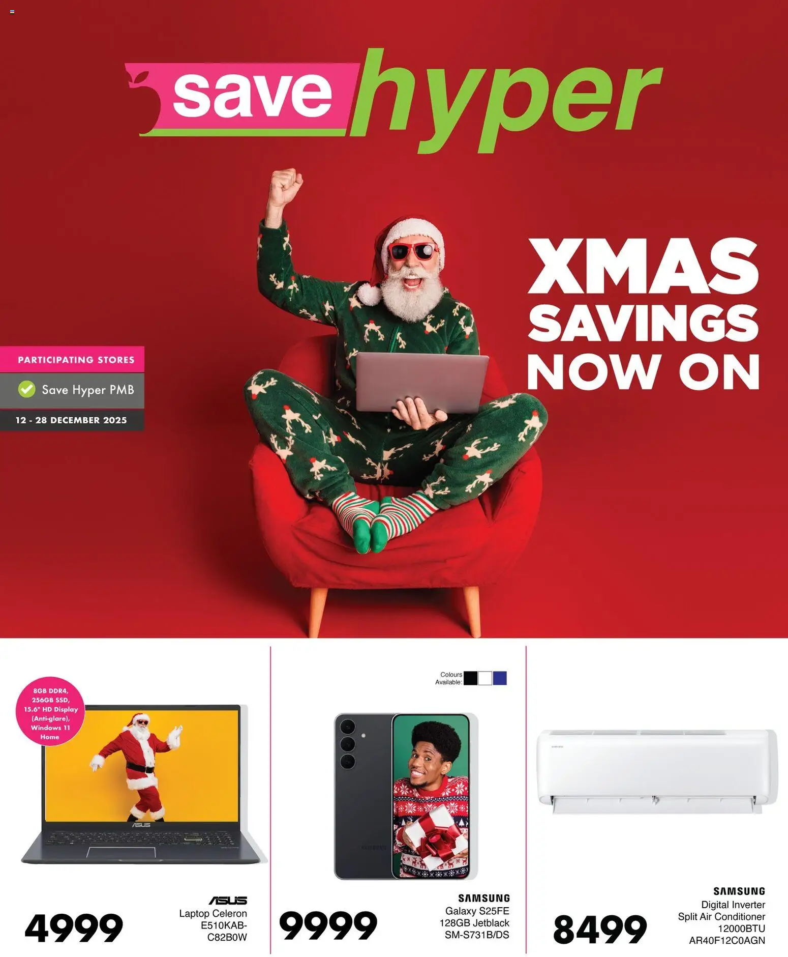 New Save catalogue – valid from 12.12.2025 | Page: 1 | Products: Air conditioner, Laptop, Conditioner