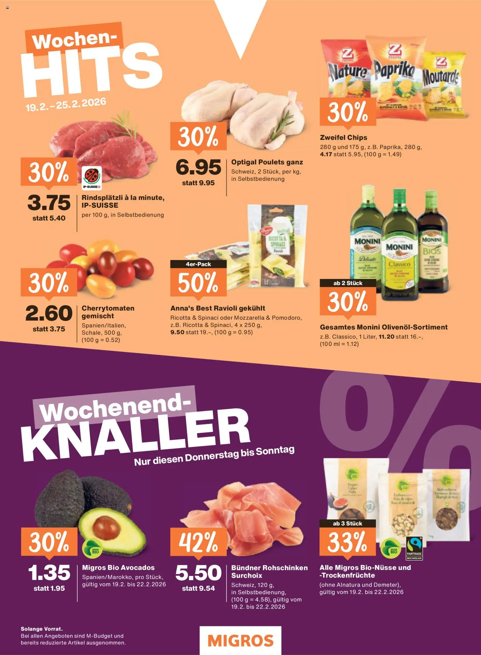 Migros Magazin – gültig ab 18.02.2026 | Seite: 56 | Produkte: Chips