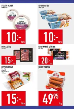 Matdax reklamblad aktuell från 15.09.2025 | Sida: 14 | Produkter: Oliver, Leverpastej, Chorizo
