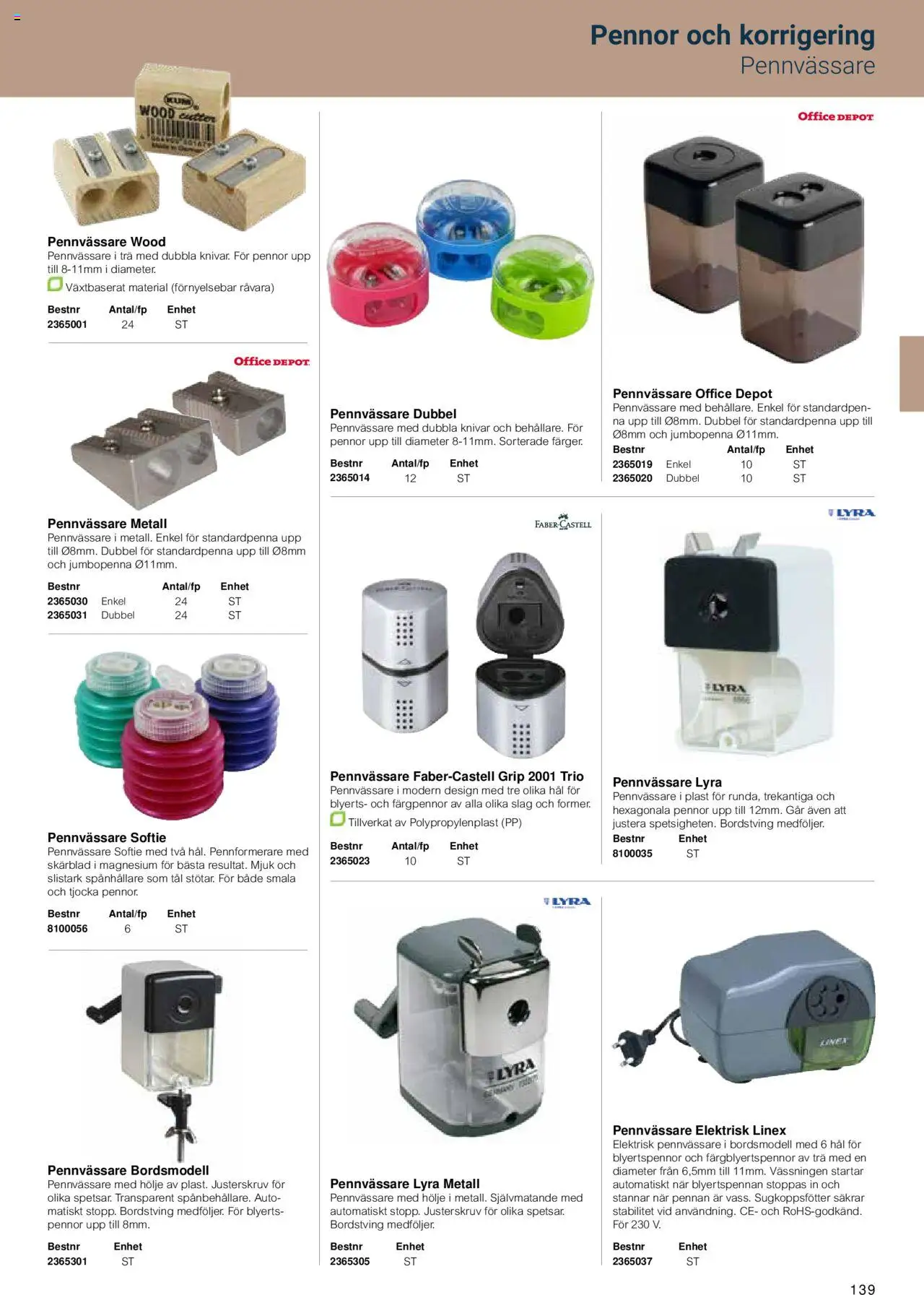 Office Depot reklamblad aktuell från 15.02.2024 | Sida: 141 | Produkter: Pennvässare