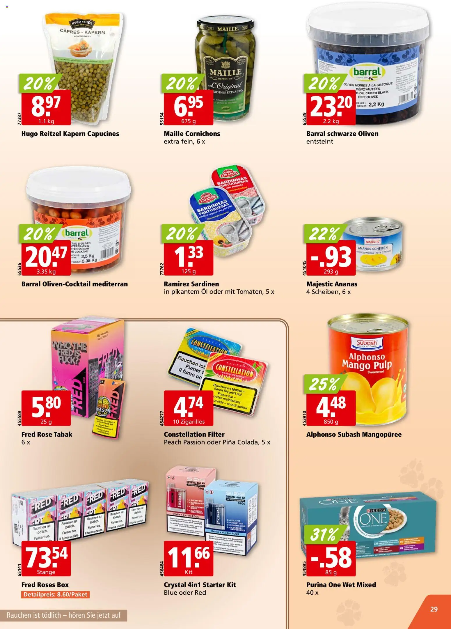 Aligro Aktionen Chavannes, Matran, Genf, Sitten – gültig ab 23.02.2026 | Seite: 29 | Produkte: Box, Öl, Ananas, Mango