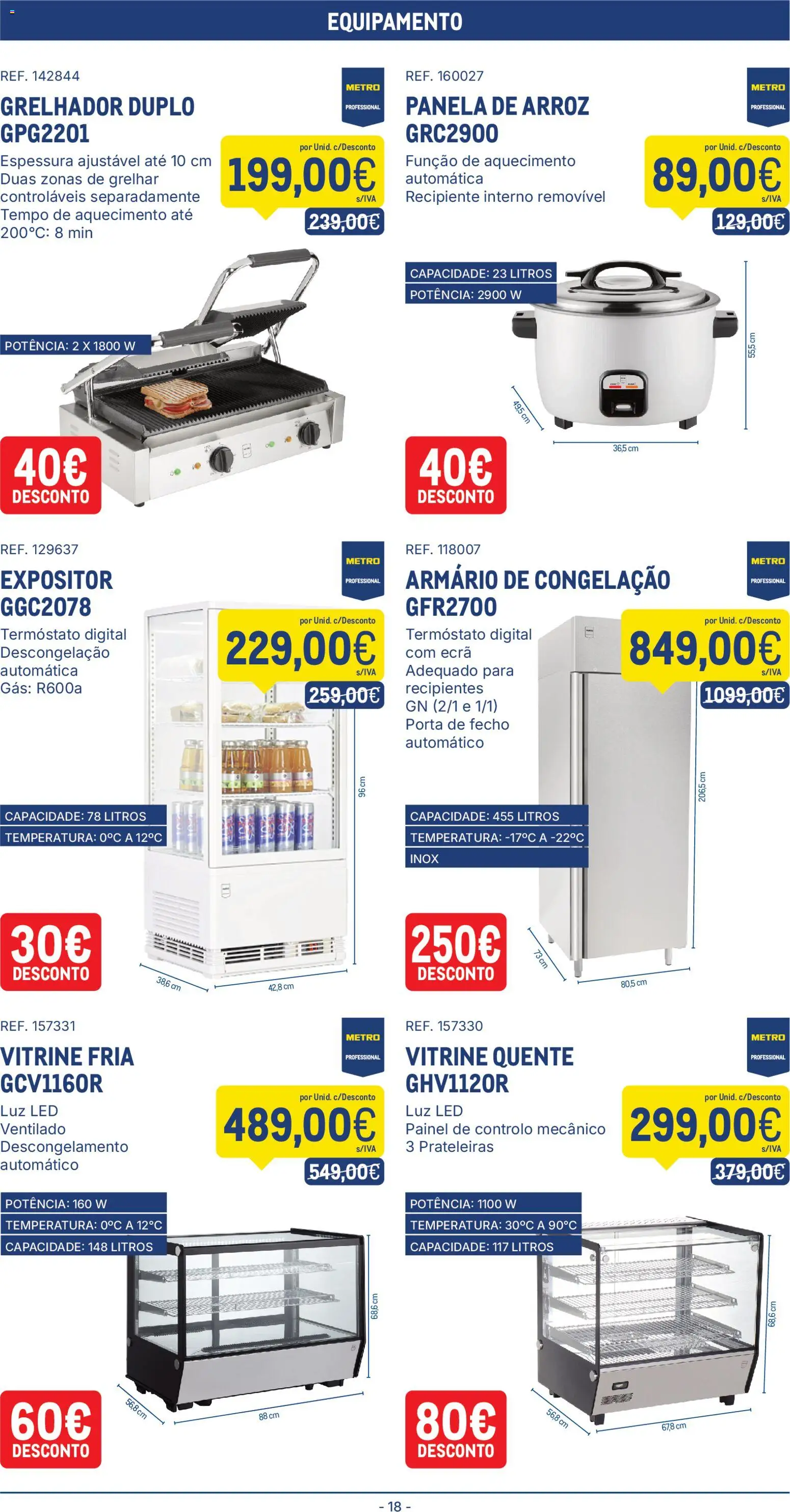 Makro folheto │ válido de 24.03.2026 | Página: 18 | Produtos: Porta, Armário, Arroz, Panela