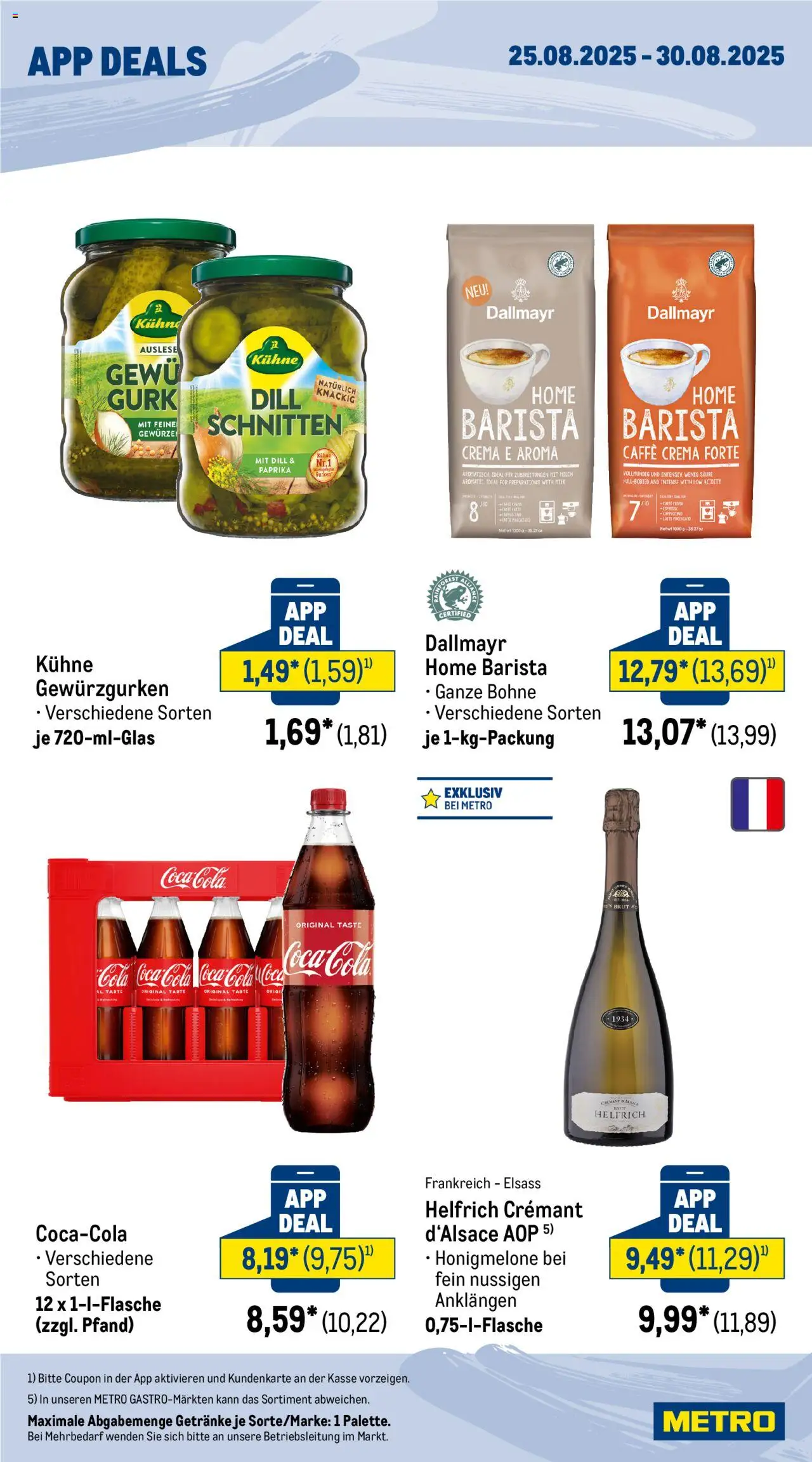 Metro App Deals - gültig ab dem 25.08.2025 | Seite: 2 | Produkte: Gewürze, Paprika, Dill, Gurken