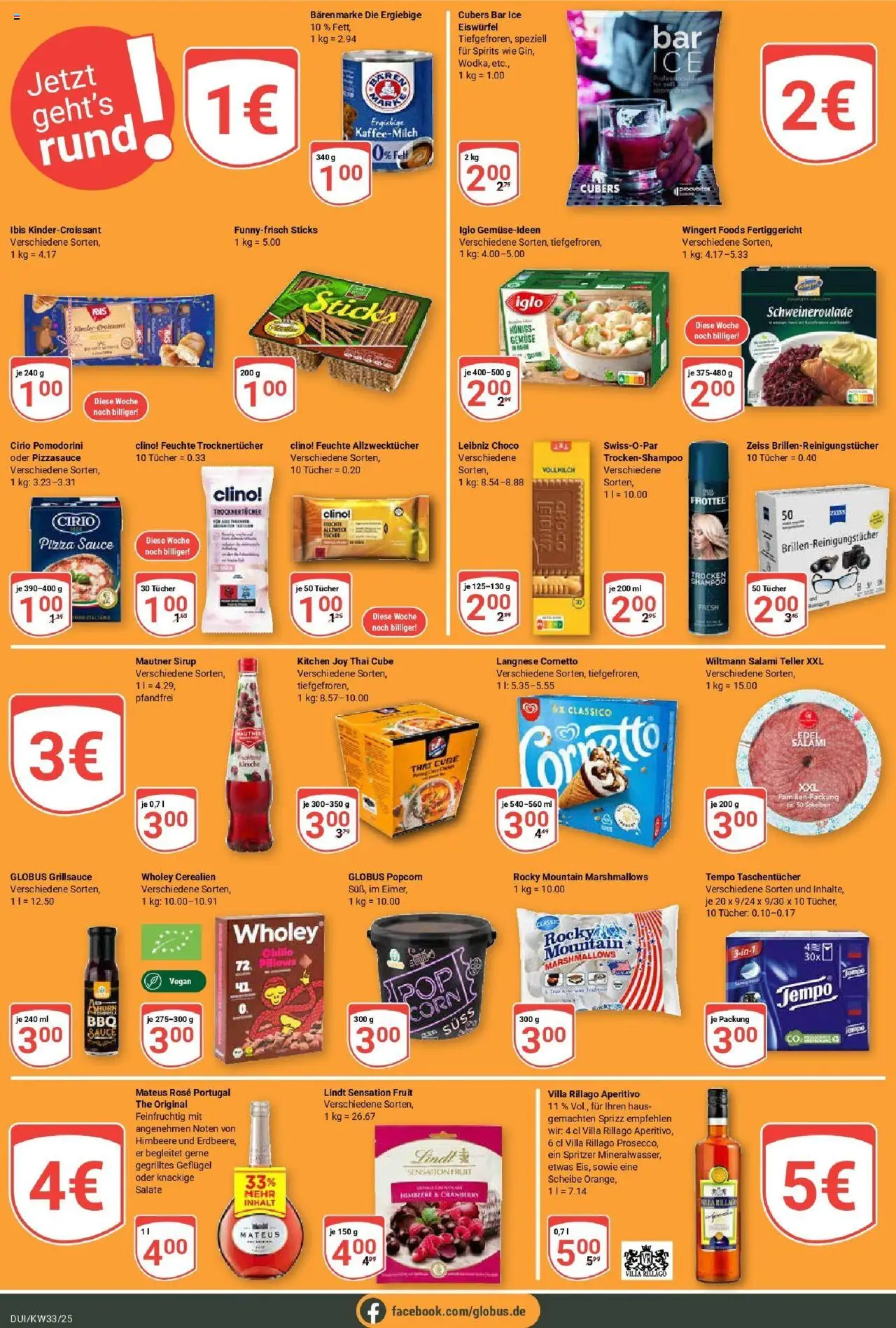 Globus prospekt Duisburg	 - gültig ab dem 11.08.2025 | Seite: 19 | Produkte: Iglo, Gemüse, Salami, Pizza
