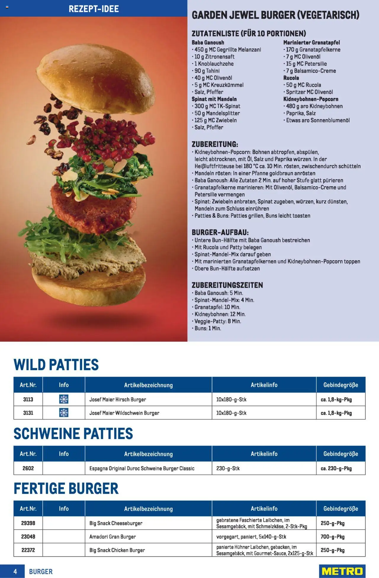 Metro  Burger Spezial gültig ab 10.09.2025 | Seite: 4 | Produkte: Zwiebeln, Salz, Pfeffer, Petersilie