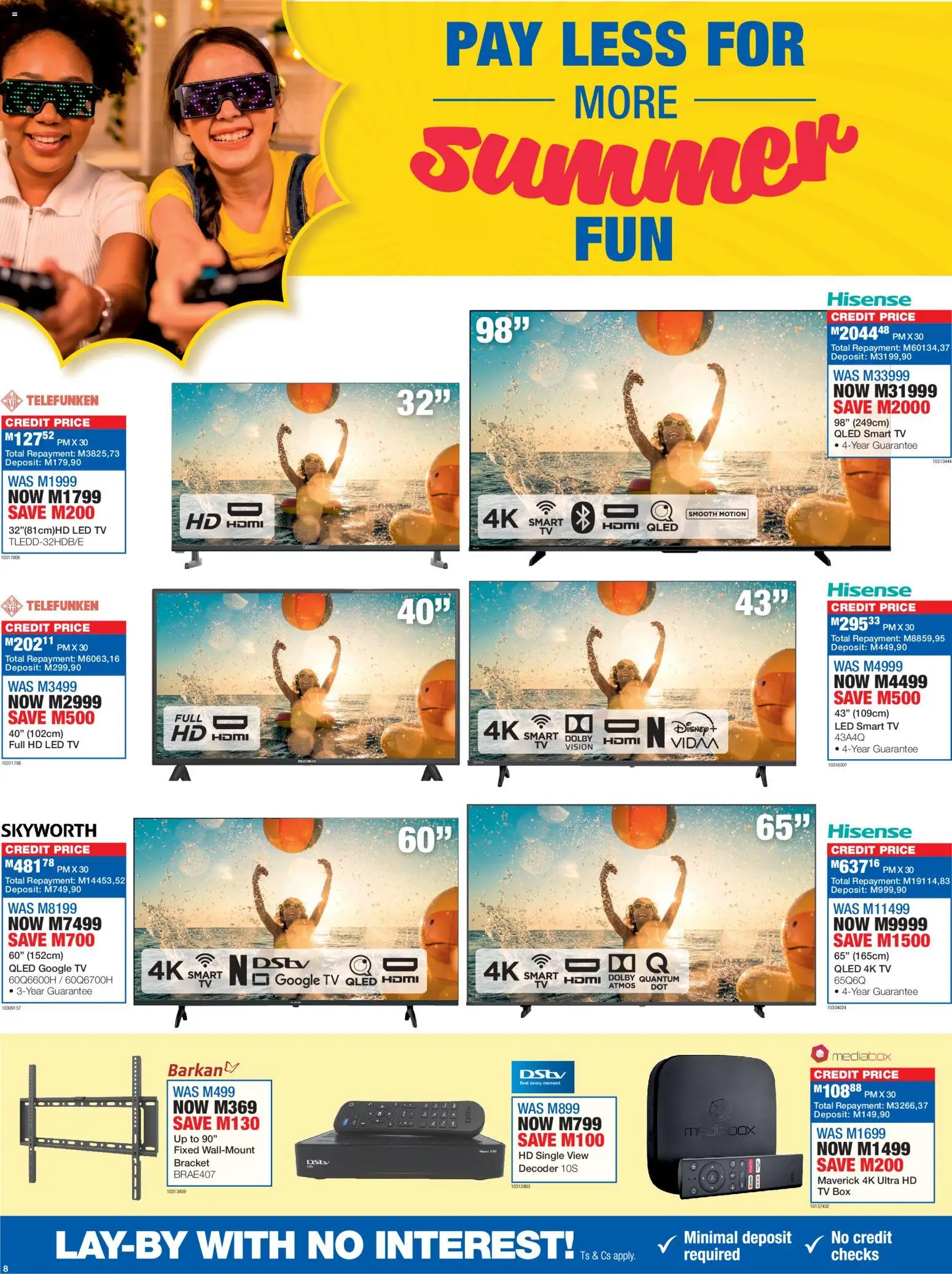 New OK Furniture catalogue – valid from 27.12.2025 | Page: 8 | Products: Decoder, TV, Box